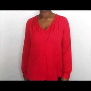 Bright Red Blouse